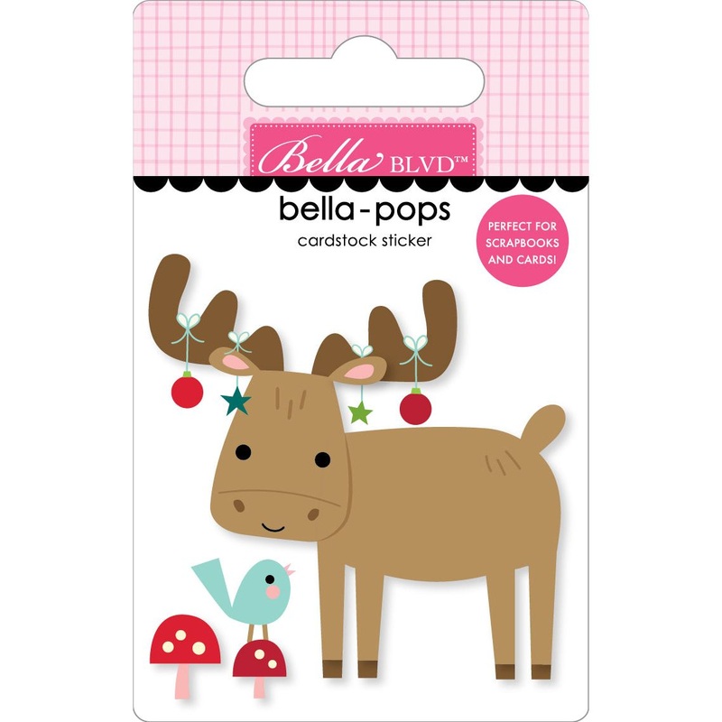 Bella Blvd – Merry Little Christmas Collection – Bella Pops – Merry Christmoose / BB2836