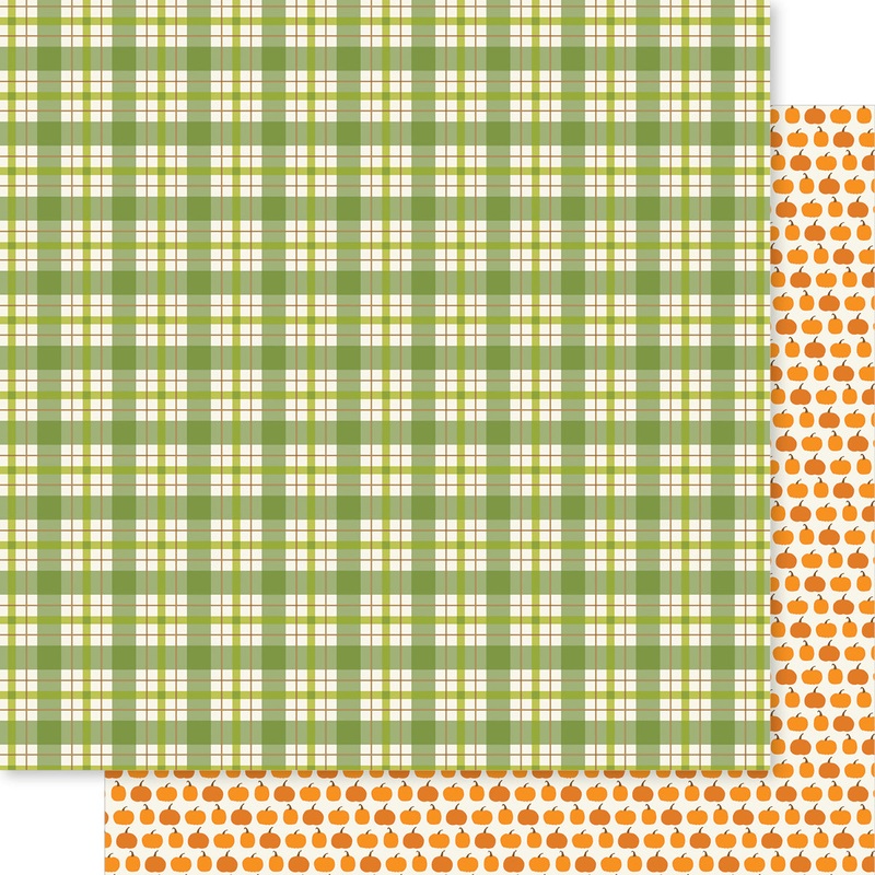 Bella Blvd – One Fall Day Collection – 12×12 Single Sheets – Pick A Pumpkin / BB2792