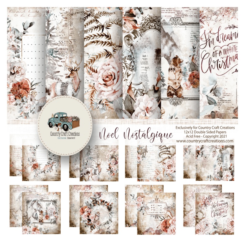 – Noel Nostalgique – 8×8 – Cotton Bristol
