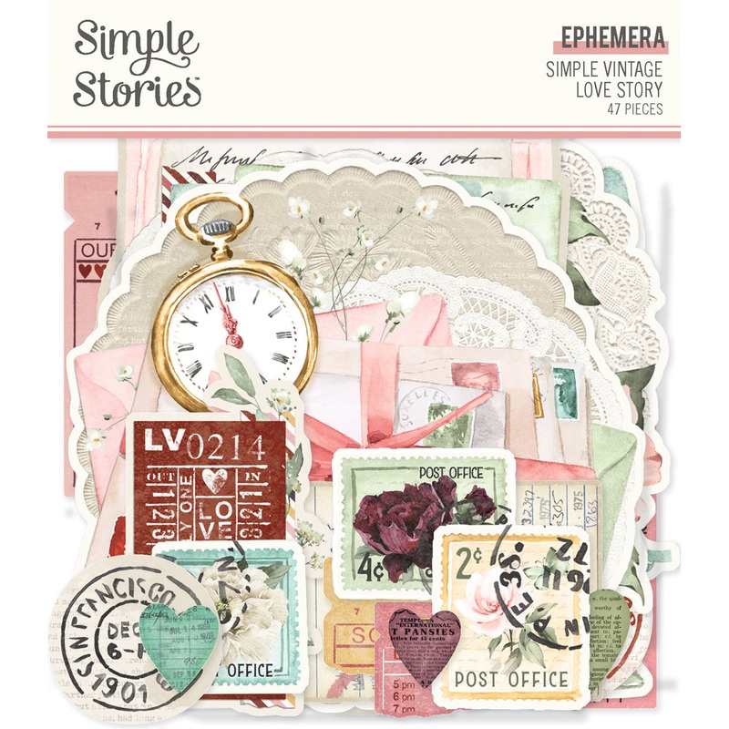 Simple Stories – Simple Vintage Love Story – Ephemera