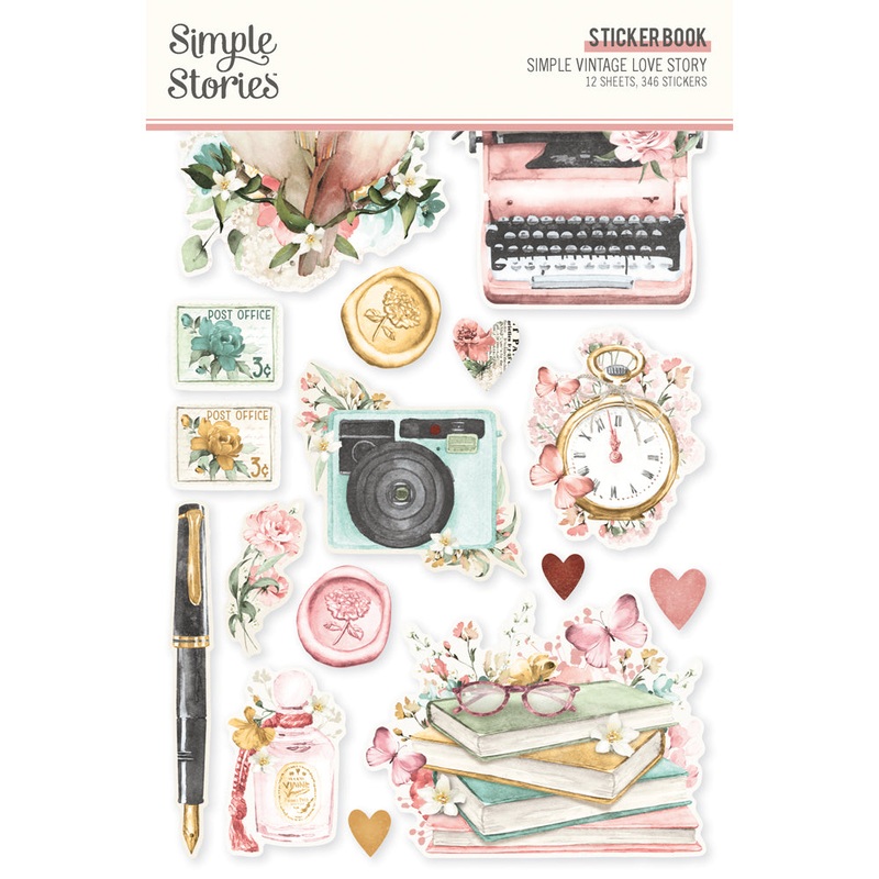 Simple Stories – Simple Vintage Love Story – Sticker Book