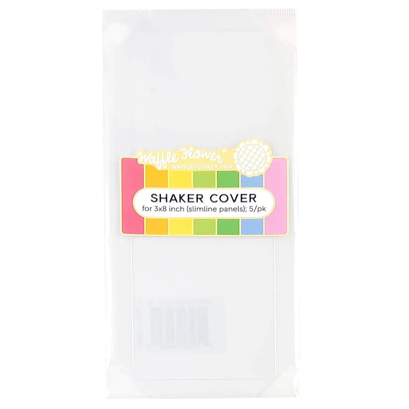 Waffle Flower – Shaker Cover – 3 x 8 inch Flat Slimline 5/PK
