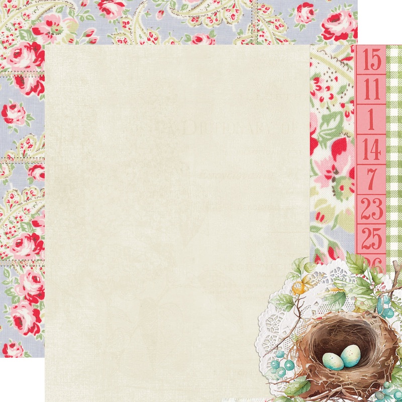Simple Stories – Simple Vintage Spring Garden – 12×12 Single Sheet – Picked For You