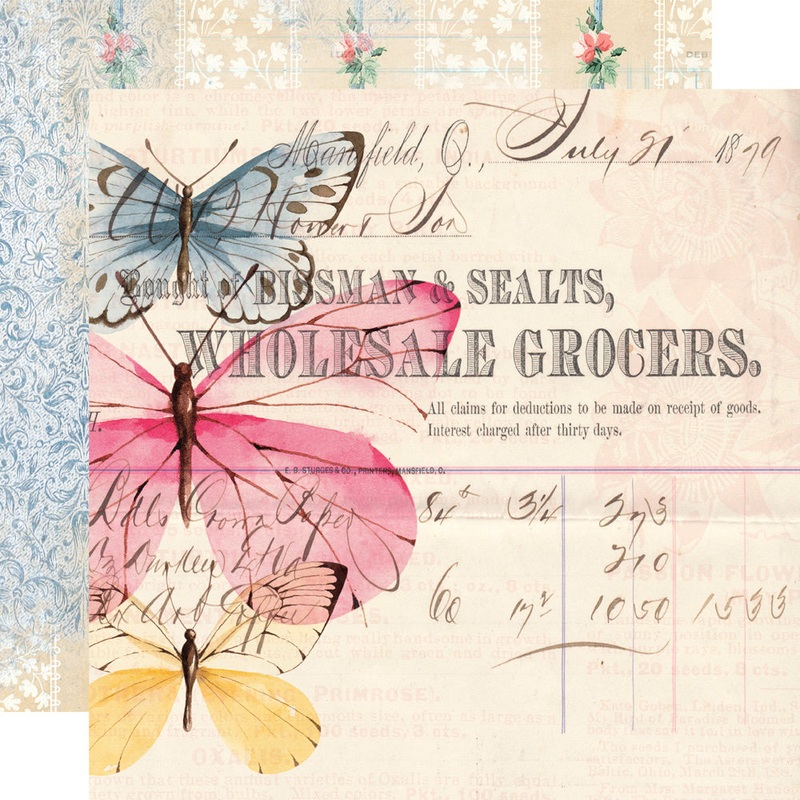 Simple Stories – Simple Vintage Spring Garden – 12×12 Single Sheet – Spread Your Wings