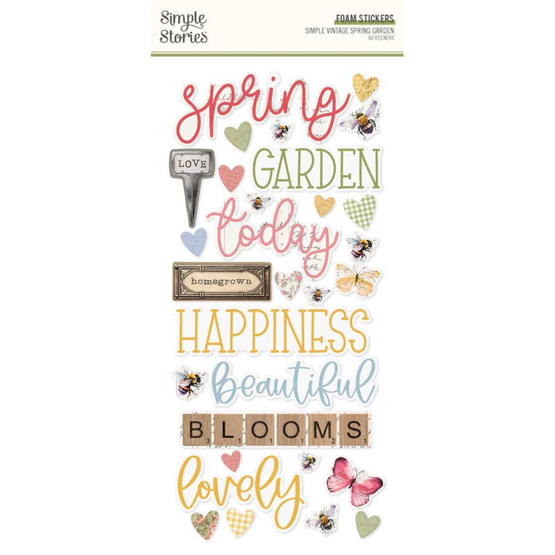 Simple Stories – Simple Vintage Spring Garden – Foam Stickers