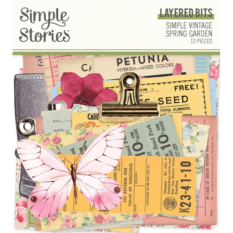 Simple Stories – Simple Vintage Spring Garden – Layered Bits & Pieces