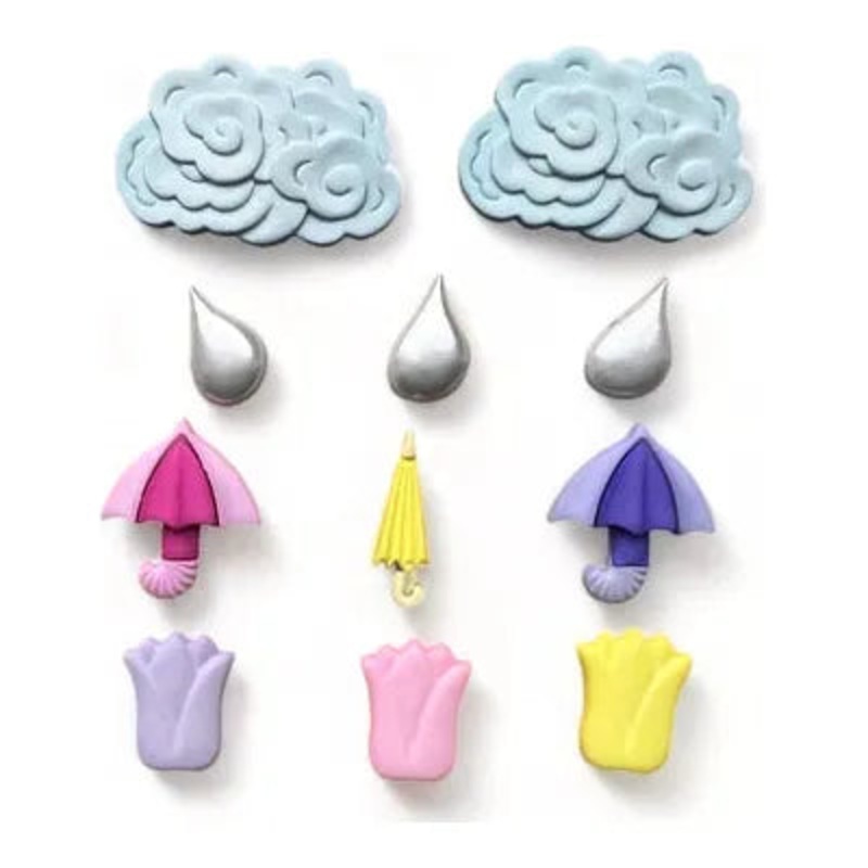 Buttons Galore & More – Buttons – April Showers / 4470