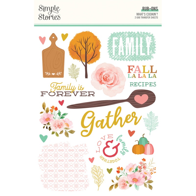 Simple Stories – What’s Cookin’ – Rub Ons