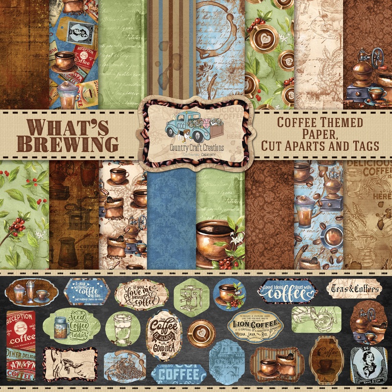 – What’s Brewing – 12×12 – Cotton Bristol