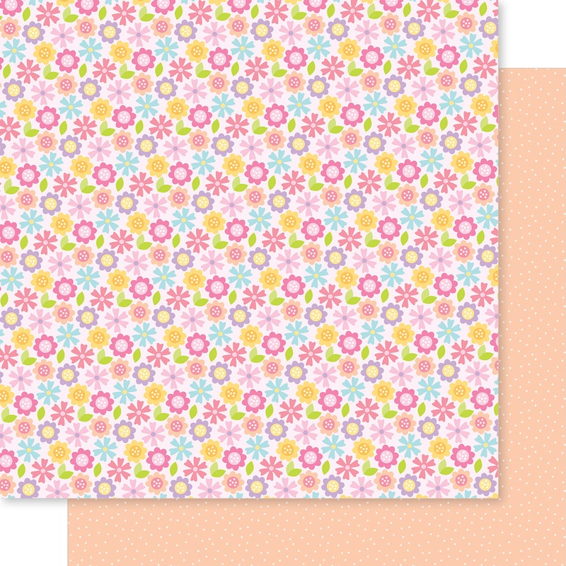 Bella Blvd – Just Because Collection – 12×12 Single Sheets – Bloomin’ Beauties / BB2875