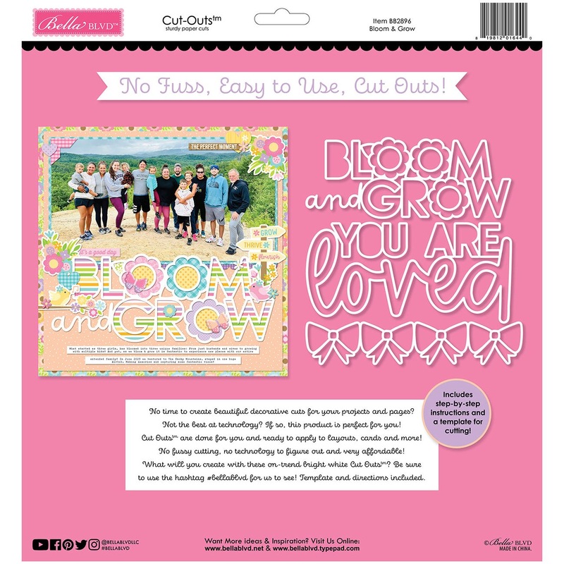 Bella Blvd – Just Because Collection – Cut Outs – Bloom & Grow / BB2896