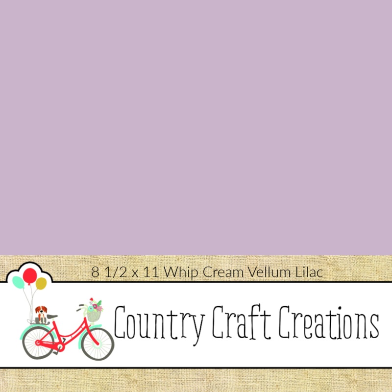 Artisan Cardstock – 65 LB Vellum – Lilac  / 15 PK / 8 1/2 x 11 Sheets