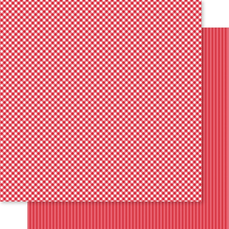 Bella Blvd – Bella Besties – Gingham & Stripes Collection – 12×12 Single Sheets – McIntosh / BB2899