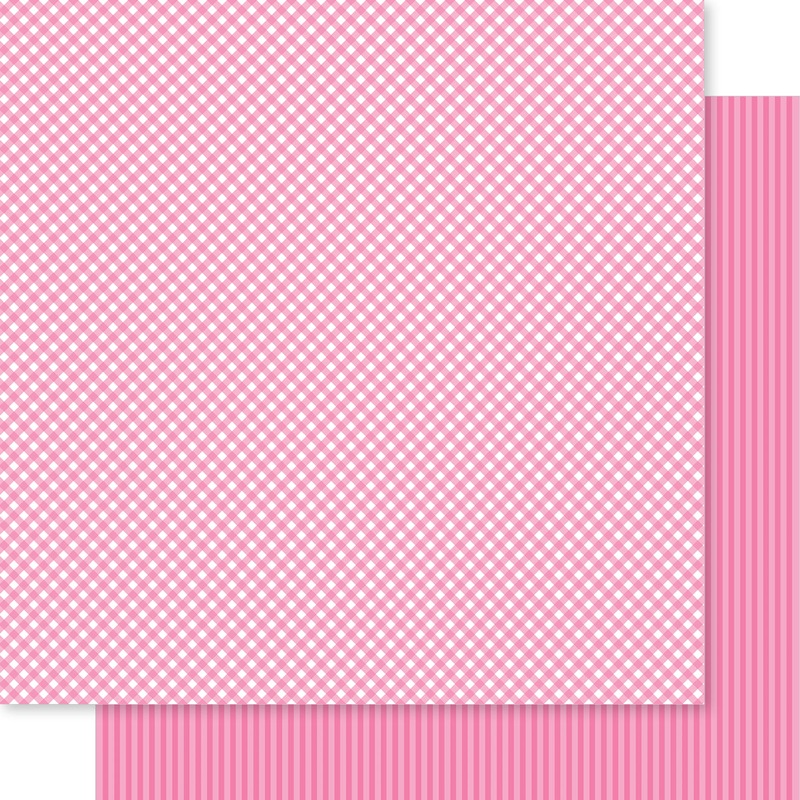 Bella Blvd – Bella Besties – Gingham & Stripes Collection – 12×12 Single Sheets – Peep / BB2901