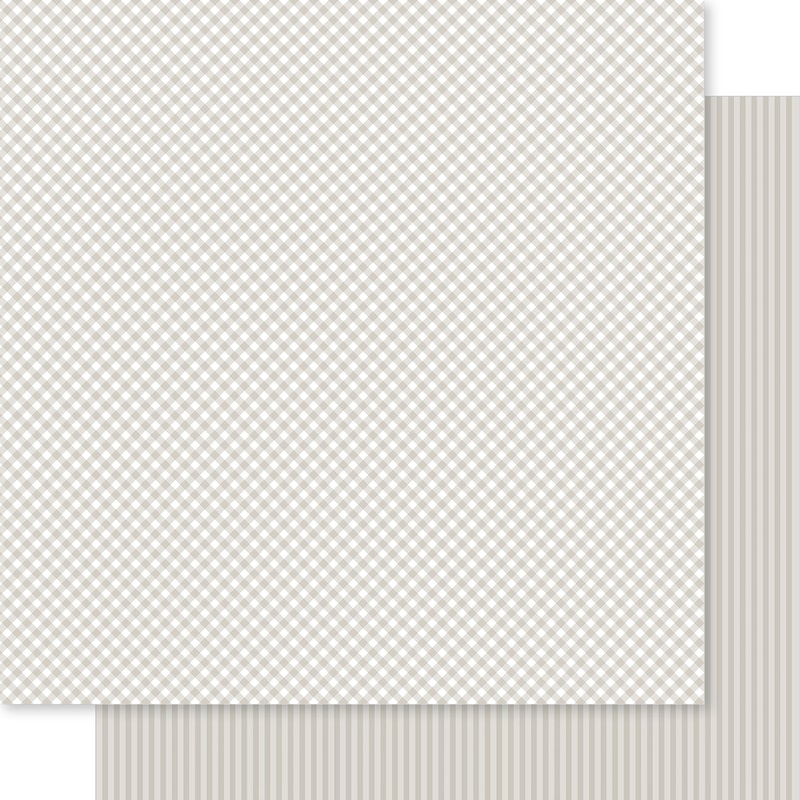 Bella Blvd – Bella Besties – Gingham & Stripes Collection – 12×12 Single Sheets – Scallop / BB2911