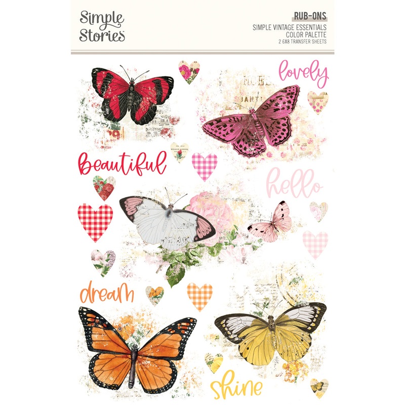 Simple Stories – Simple Vintage Essentials Color Palette – Rub Ons
