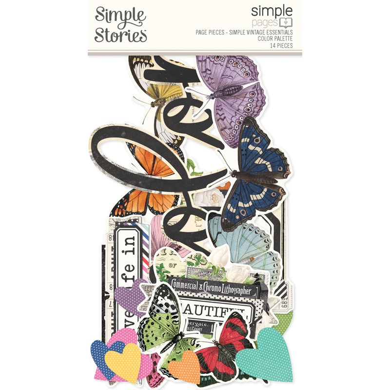 Simple Stories – Simple Vintage Essentials Color Palette – Simple Pages Page Pieces