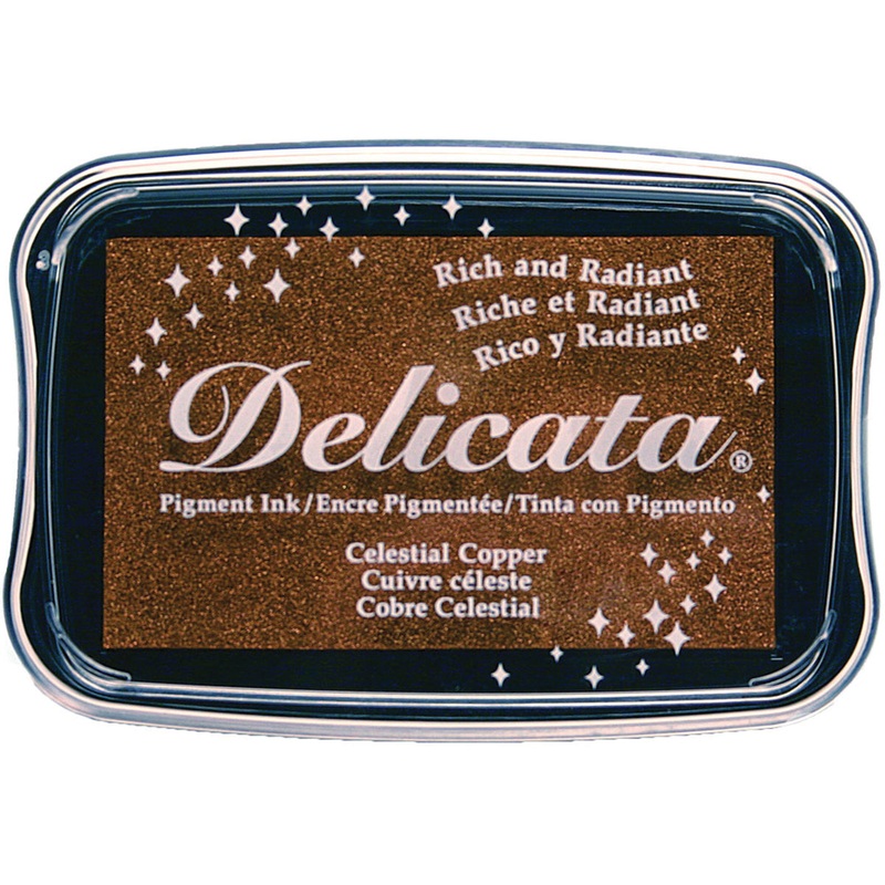 Tsukineko – Delicata Pigment Ink Pad – Celestial Copper