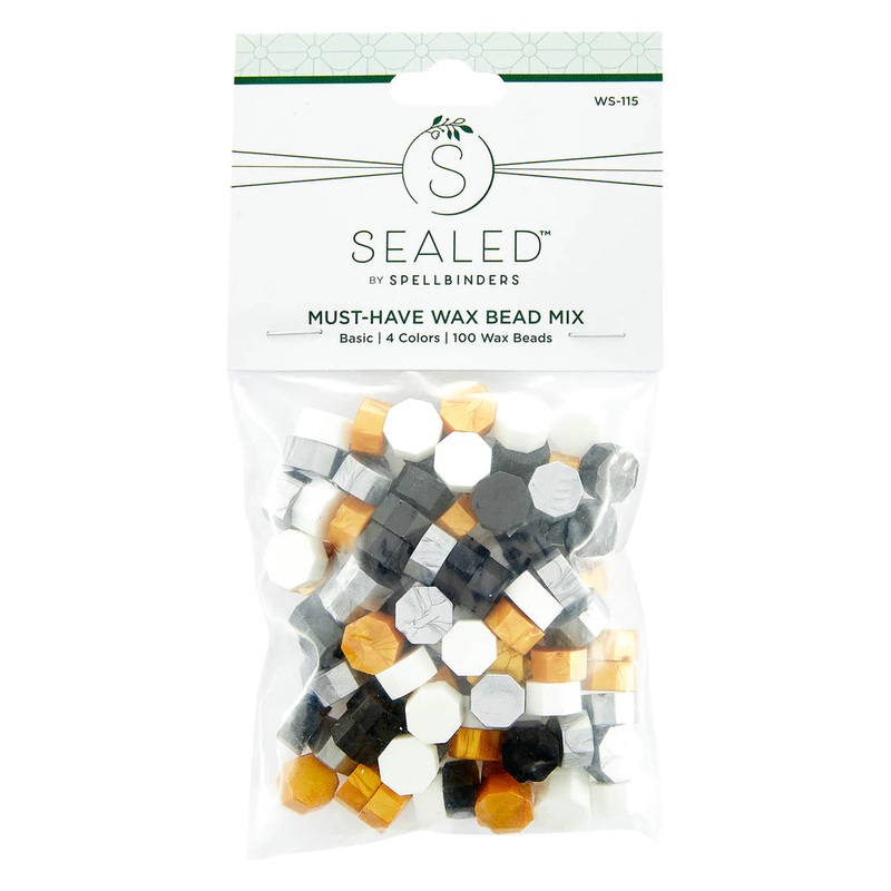 Spellbinders – The Sealed by Spellbinders Collection / Must-Have Wax Bead Mix / Basic
