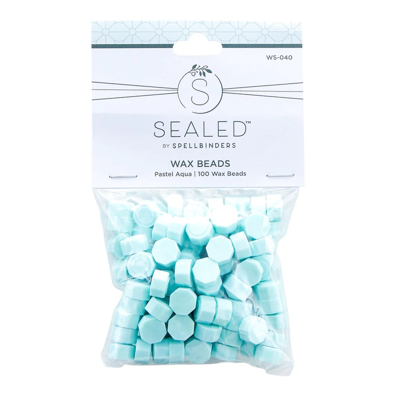 Spellbinders – The Sealed by Spellbinders Collection / Wax Beads / Pastel Aqua