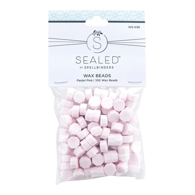 Spellbinders – The Sealed by Spellbinders Collection / Wax Beads / Pastel Pink