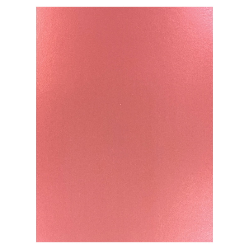 Tonic Studio – Craft Perfect Mirror Cardstock – 8.5″X11″ 5/Pkg – High Gloss / Italian Rose
