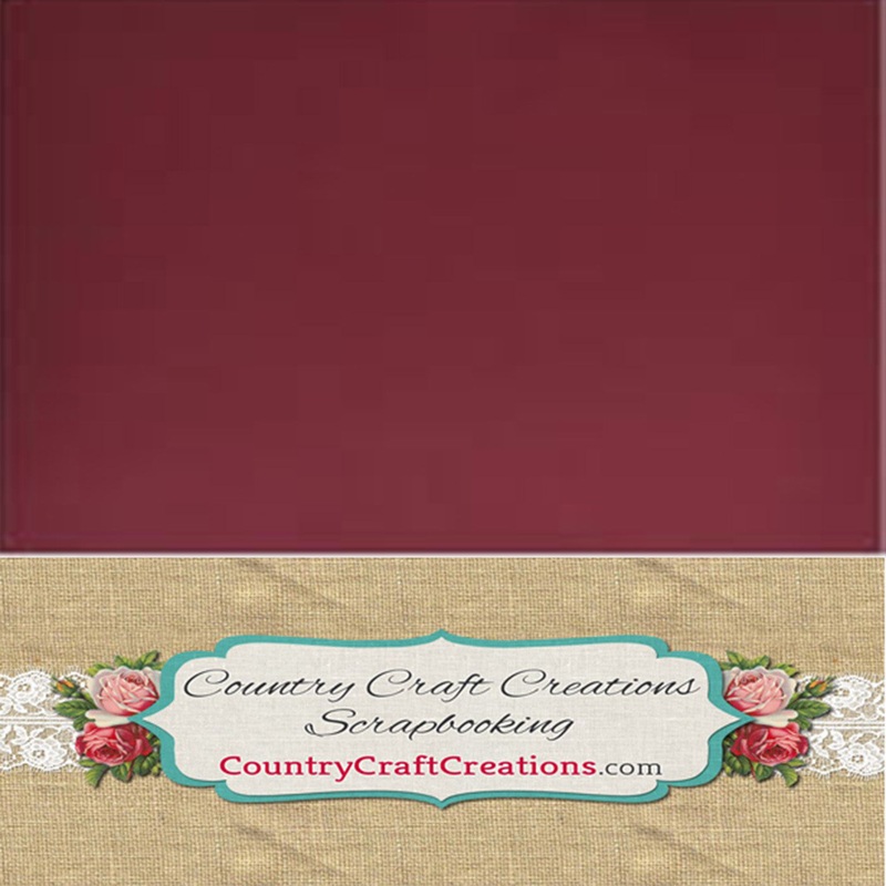 Artisan Cardstock – Linen Burgundy – 8 1/2×11 – 25 Pack