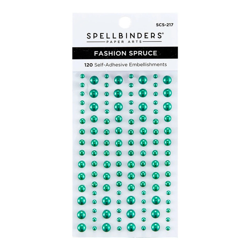 Spellbinders – Embellishments – Pearl Dots – Self Adhesive / Fashion Spruce