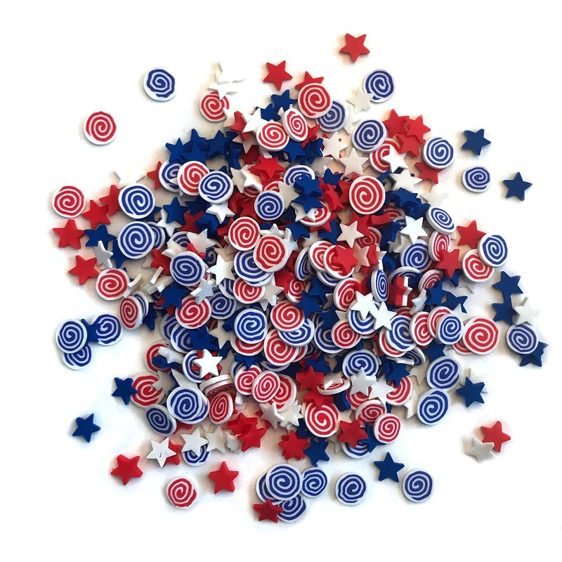 Buttons Galore & More – Shaker Embellishments – Sprinkletz – Firecrackers/NK113