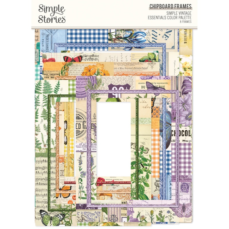Simple Stories – Simple Vintage Essentials Color Palette – Chipboard Frames