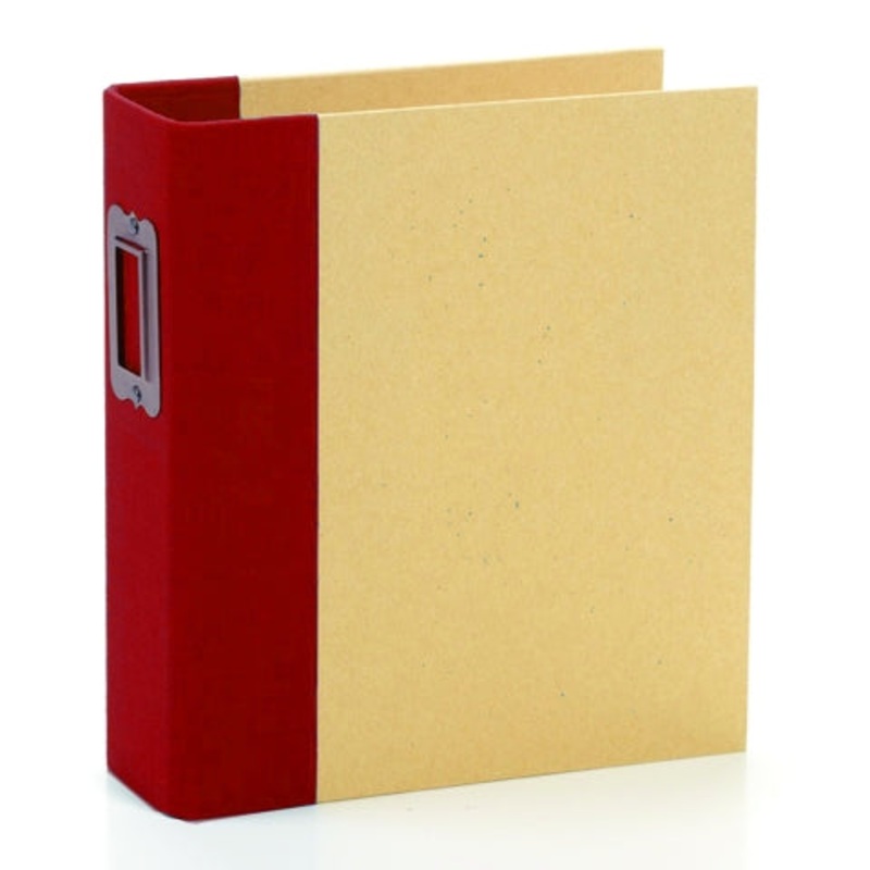 Simple Stories – SN@P! 6×8 Binder – Cranberry