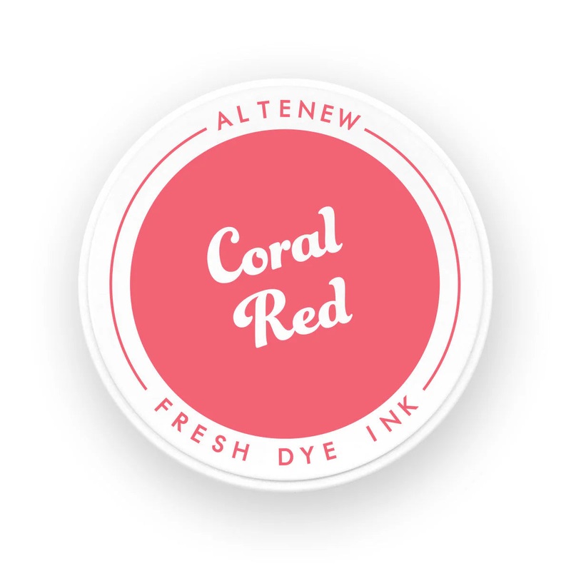 Altenew – Deco Garden Fresh Dye Ink – Ink Pad / Coral Red
