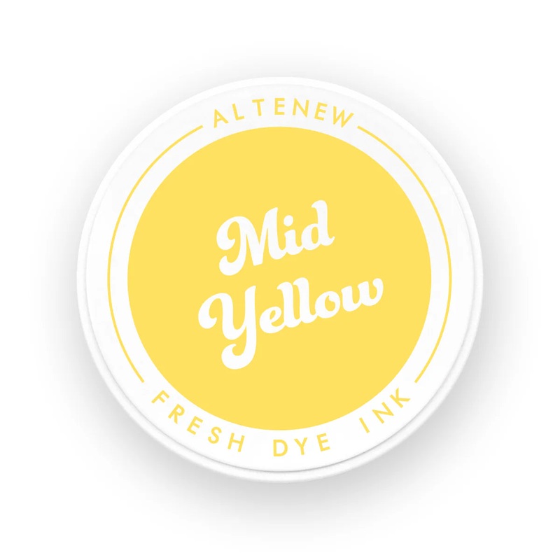 Altenew – Deco Garden Fresh Dye Ink – Ink Pad / Mid Yellow