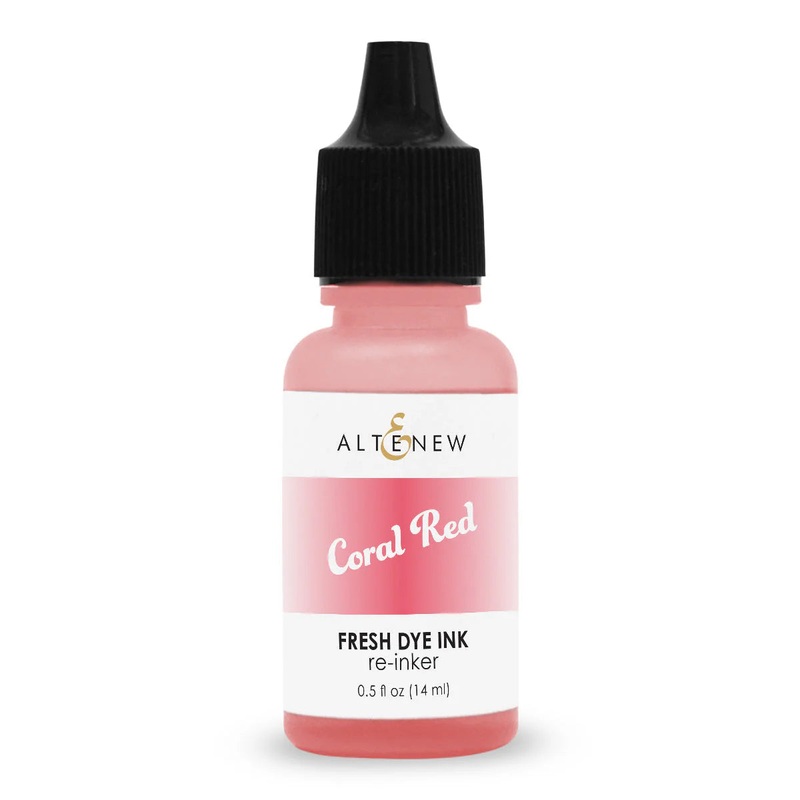 Altenew – Deco Garden Fresh Dye Ink – Re Inker / Coral Red