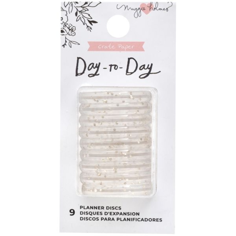 American Craft – Maggie Holmes Day-To-Day Planner Small Discs 1.25″ 9/Pkg
