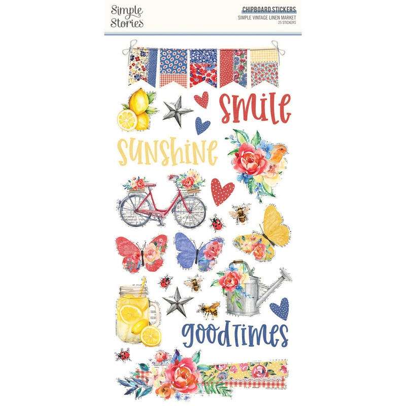 Simple Stories – Simple Vintage Linen Market – 6×12 Chipboard