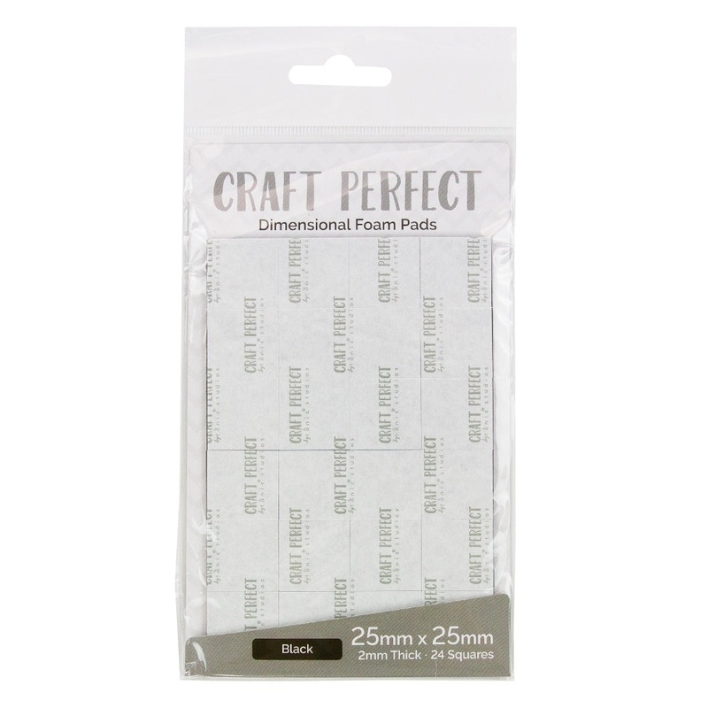 Tonic Studio – Craft Perfect – 25 mm Black Dimensional Foam Pads