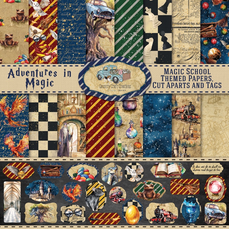 – Adventures in Magic – 12×12 – Cotton Bristol