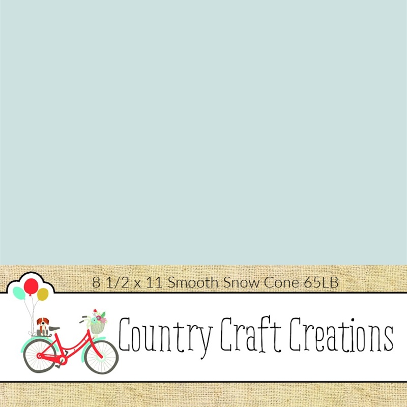 Artisan Cardstock – 65 LB Vellum – Snow Cone / 15 PK / 8 1/2 x 11 Sheets
