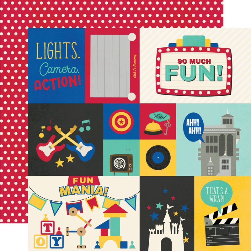 Simple Stories – Say Cheese Tinseltown – 12×12 Single Sheet – Elements 2