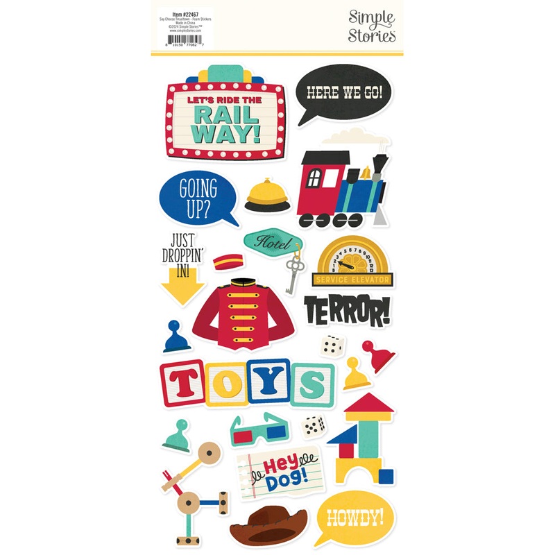 Simple Stories – Say Cheese Tinseltown – Foam Stickers