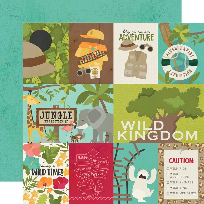Simple Stories – Say Cheese Wild – 12×12 Single Sheet – Elements 1