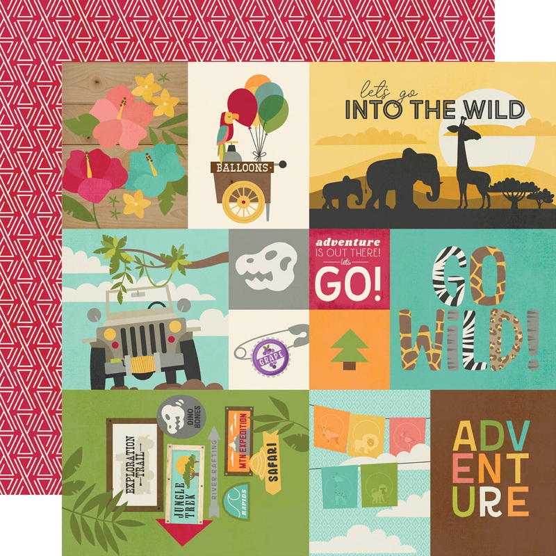 Simple Stories – Say Cheese Wild – 12×12 Single Sheet – Elements 2