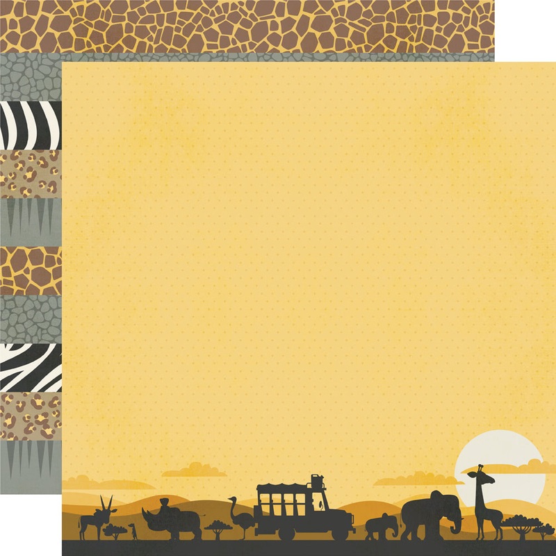 Simple Stories – Say Cheese Wild – 12×12 Single Sheet – Wild Kingdom