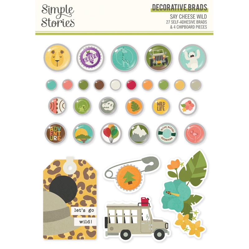 Simple Stories – Say Cheese Wild – Decorative Brads