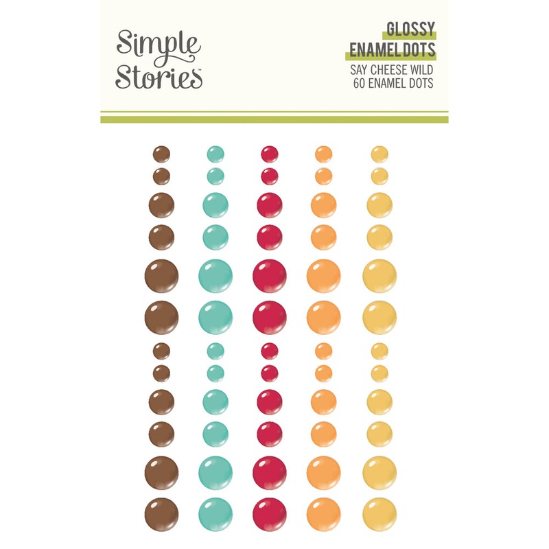 Simple Stories – Say Cheese Wild – Glossy Enamel Dots