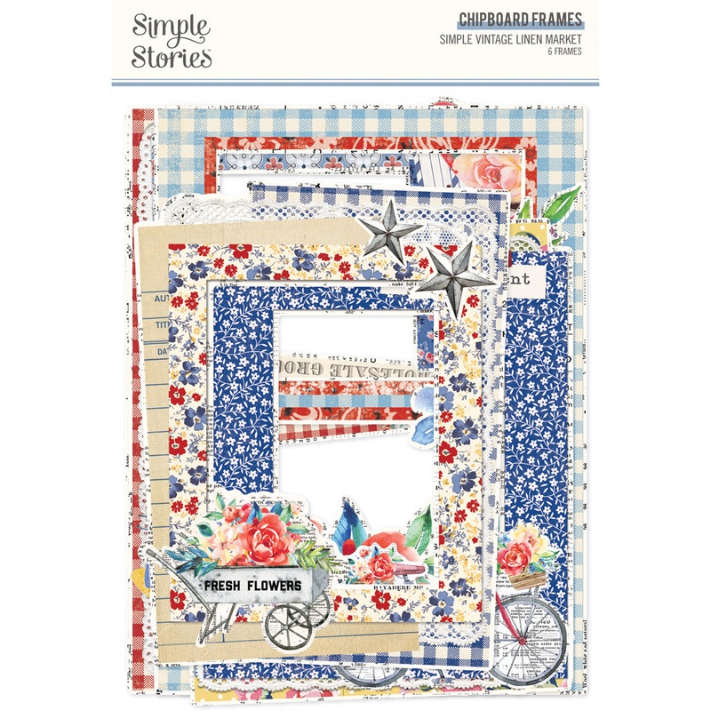 Simple Stories – Simple Vintage Linen Market – Chipboard Frames