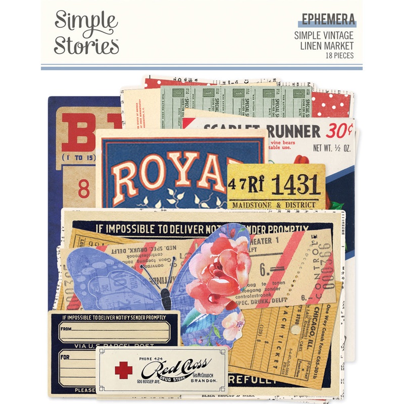 Simple Stories – Simple Vintage Linen Market – Ephemera