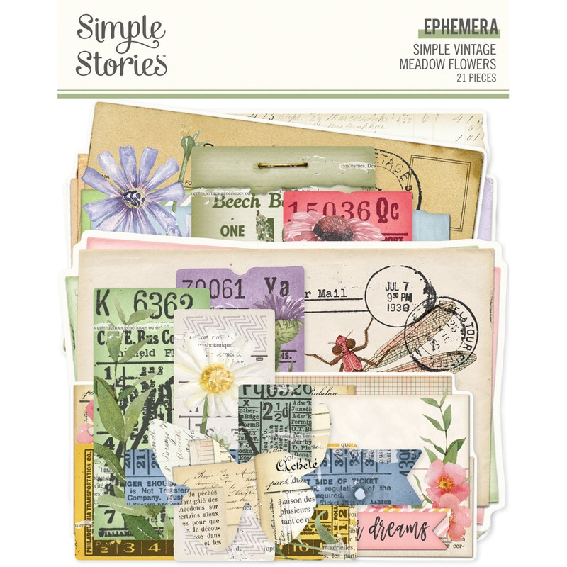 Simple Stories – Simple Vintage Meadow Flowers – Ephemera