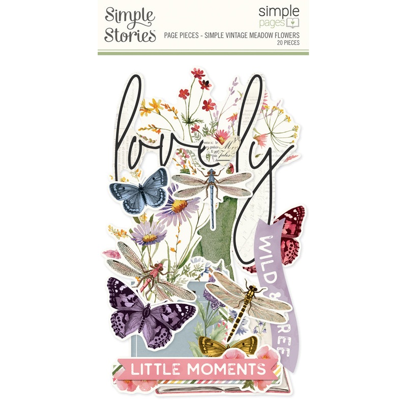 Simple Stories – Simple Vintage Meadow Flowers – Simple Pages Page Pieces